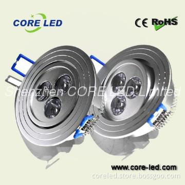 3*1w double square ceiling lights